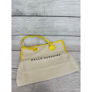 Ulta Hello Sunshine Cream & Yellow Tote Bag